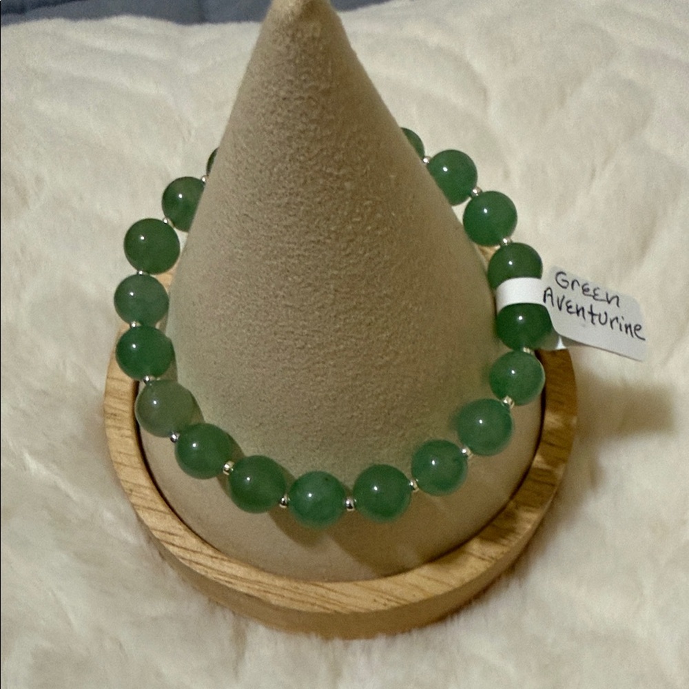 Green Aventurine 8mm Beaded Bracelet